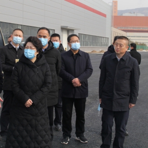 市委書記張永霞一行來公司新廠區調研